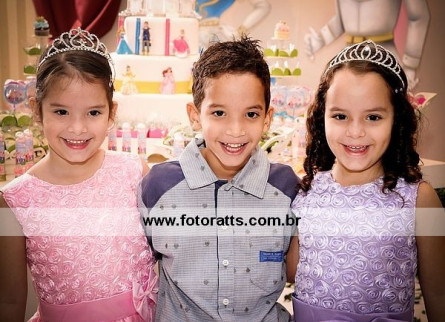 Aniversário 05 Anos André, Bruna e Gabriela dia 06/07/2013.