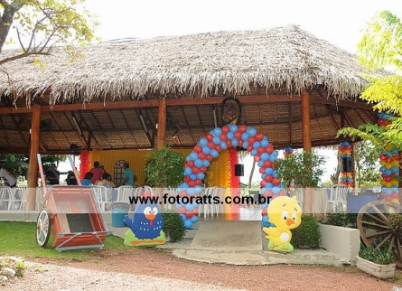Decoração Galinha Pintadinha - Estação da Alegria.