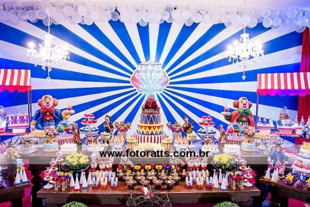 Decoração Circo Felici Buffet.