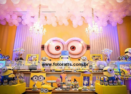 Decoração Minnions no Dia 20/09/2015 no Buffet Mundo Mágico