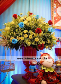 Decoração Circo no Buffet Mundo Mágico Espaço Diamante