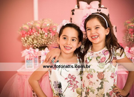 Aniversário de 07 Anos Gabriela e Giovana no Dia 25/06/2016 na Cocoricó Fazendinha Buffet
