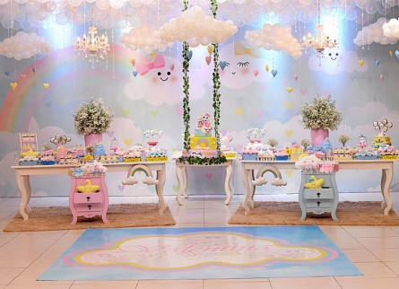 Decoração Chuva de Amor - Felici Buffet